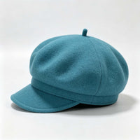 British Painter Beret, Vintage Octagonal Newsboy Cap