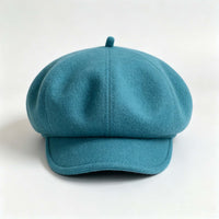 British Painter Beret, Vintage Octagonal Newsboy Cap
