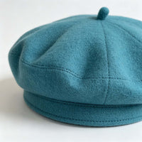 British Painter Beret, Vintage Octagonal Newsboy Cap